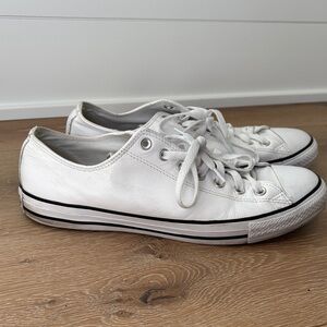 Classic White Low-Top Sneakers